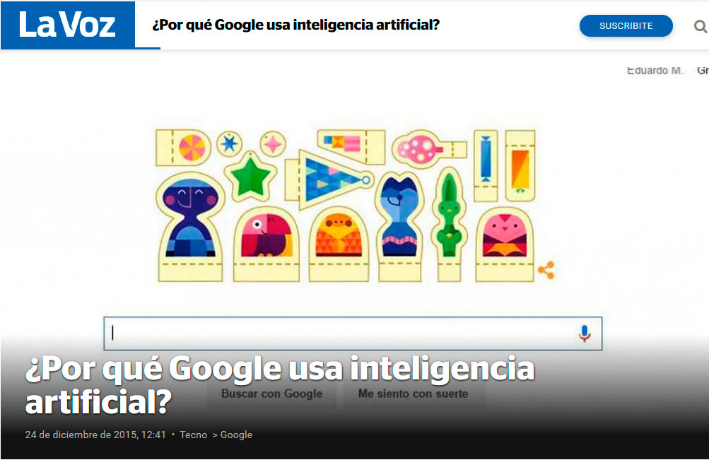 Porqué Google usa inteligencia artificial