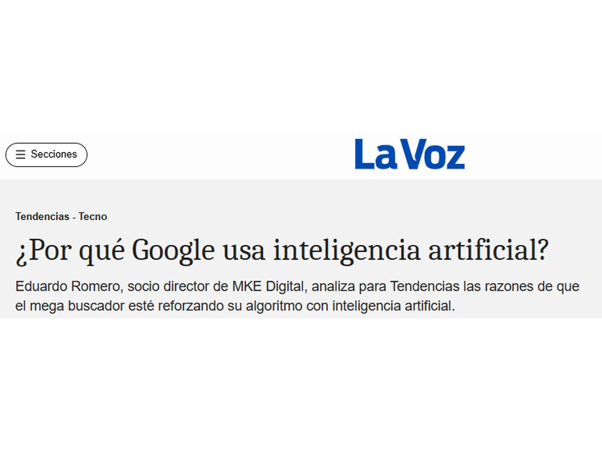 ¿Por qué Google usa inteligencia artificial?